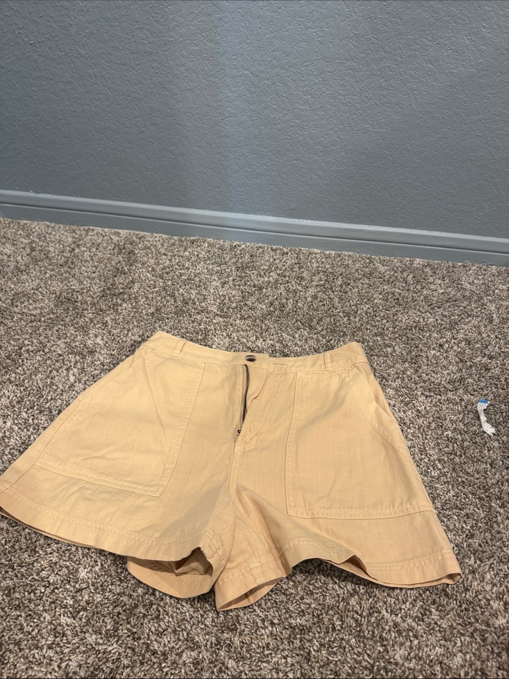 Women Tan Casual Cotton Shorts